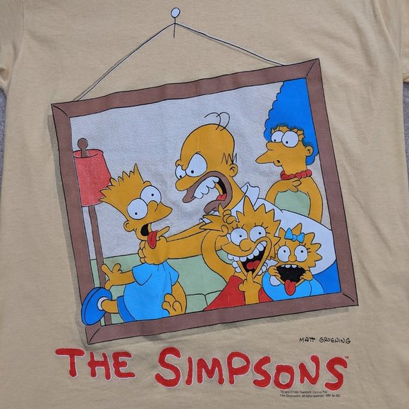 Vintage 1990 The Simpsons t-shirt - Picture 2 of 6